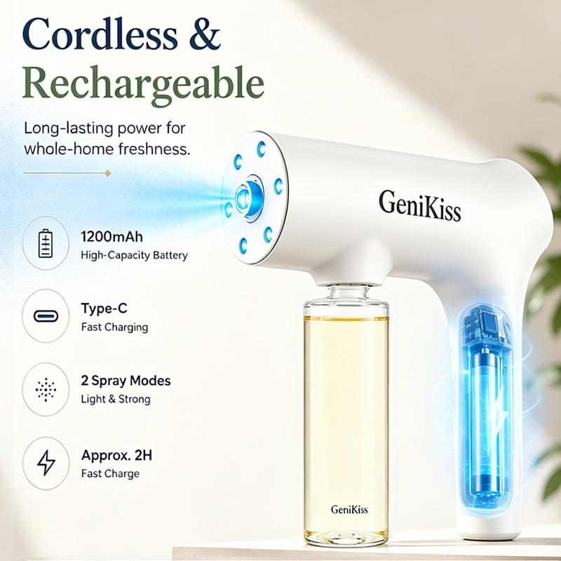 Nano Blue Light deodorizer spray refill for pet and home odor control, view 8