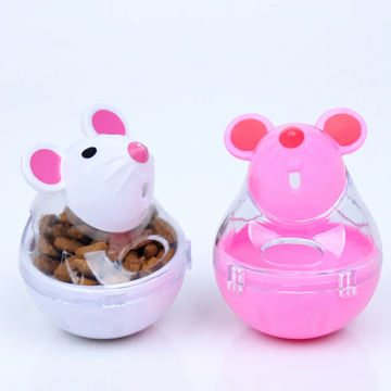 Mouse Tumbler Treat Dispenser Cat Toy